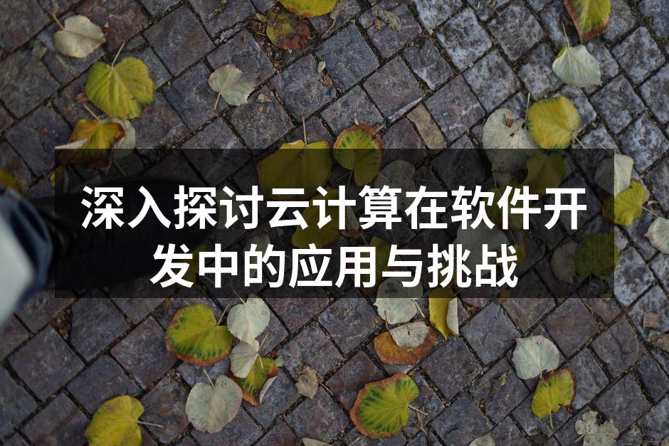 深入探讨云计算在软件开发中的应用与挑战