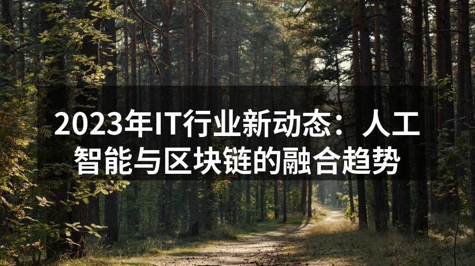 2023年IT行业新动态：人工智能与区块